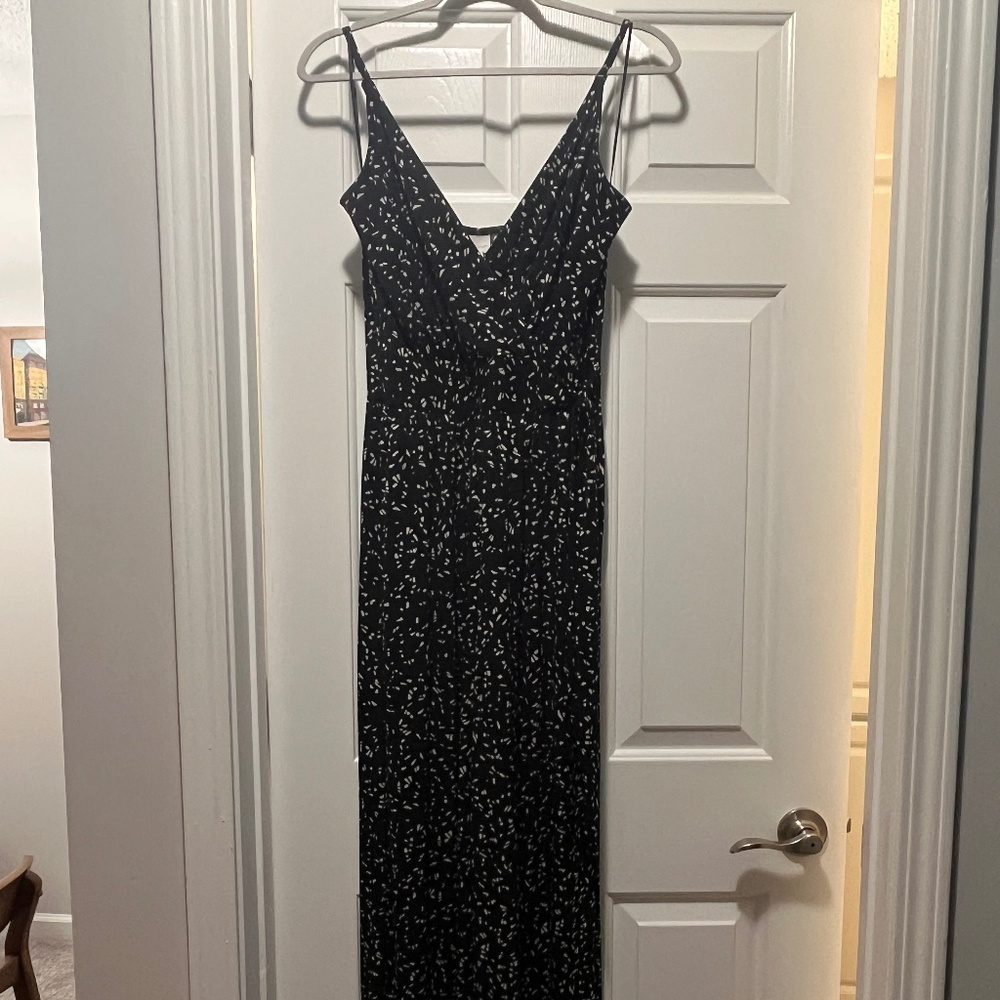 Kaleigh Silky Jumpsuit Terrazzo Print